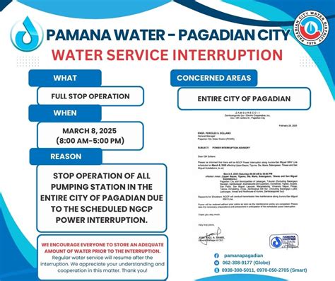 pamana water district pagadian city|ANNOUNCEMENT WHAT: FULL .